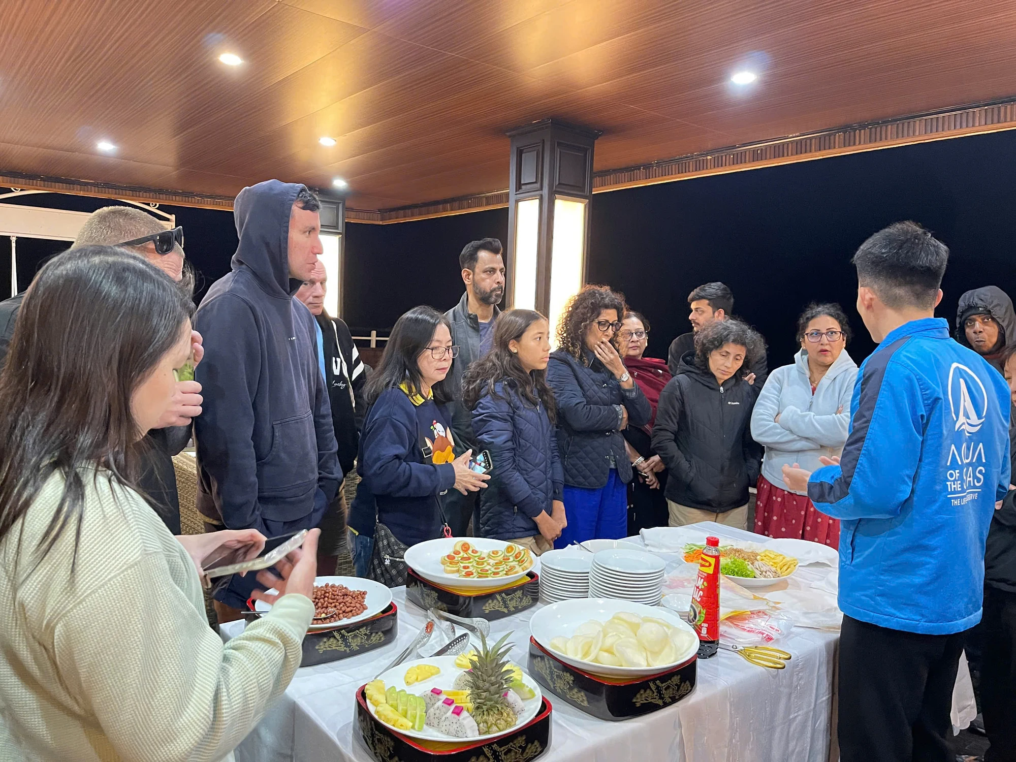 Cooking class with guests on Aqua Of The Seas Cruise