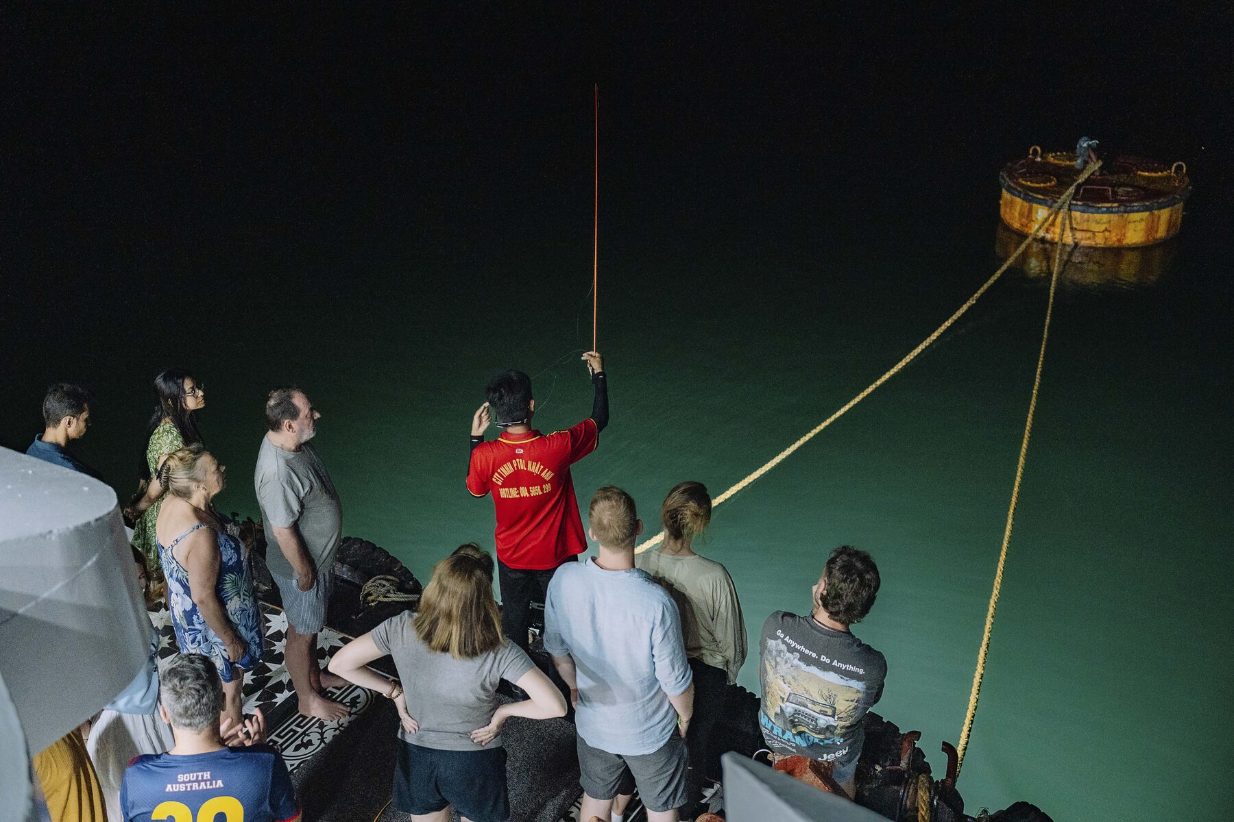 Night on the bay — squid fishing & karaoke